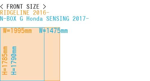 #RIDGELINE 2016- + N-BOX G Honda SENSING 2017-